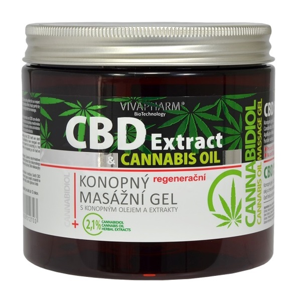 CBD masažni gel od konoplje
